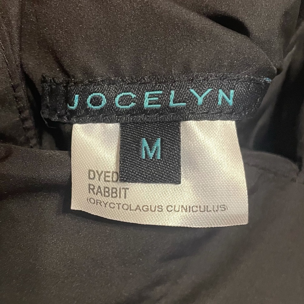 Jocelyn Reversible Rabbit Fur Vest Size M - Picture 7 of 8